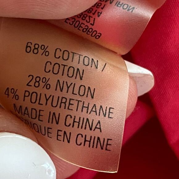 MISSING Elie Tahari Red Belted Shirt Dress - Picture 8 of 8